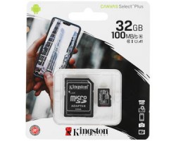 Флеш карта microSDHC KINGSTON 32Gb Class10 Canvas Select Plus SDCS2/32GB 1164