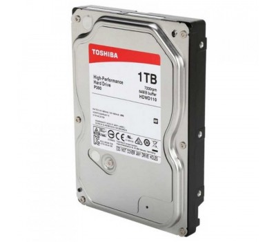 Жесткий диск HDD 3.5  SATA-III TOSHIBA 1Tb 7200 64Mb P300 HDWD110UZSVA 123