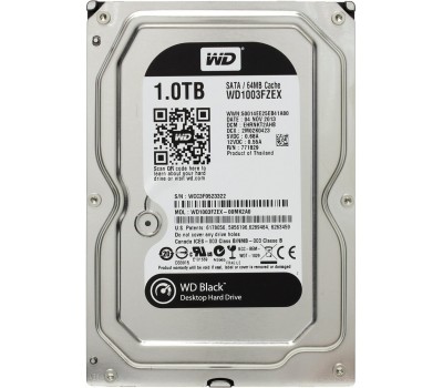 Жесткий диск HDD 3.5  SATA-III WD 1Tb Black WD1003FZEX