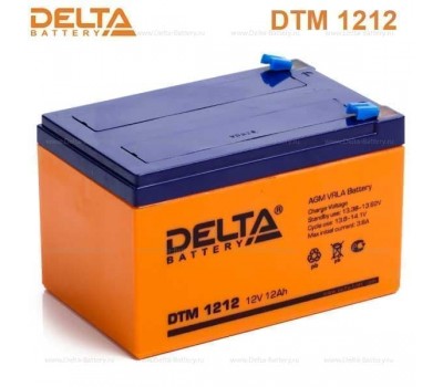 Аккумулятор DELTA DTM 1212 (12V 12Ah)