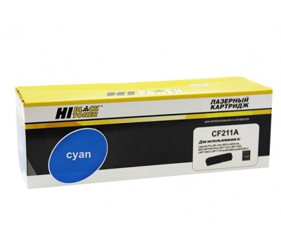 Картридж HP CLJ Pro 200 M251/MFPM276, CF211A, Cyan, 1,8K HI-BLACK