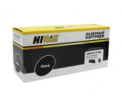 Картридж HP CLJ 1600/ 2600/ 2605 Black, Q6000A HI-BLACK 1736