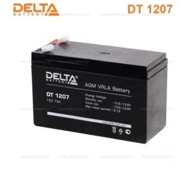 Аккумулятор DELTA DT 1207 (12V 7Ah) 178