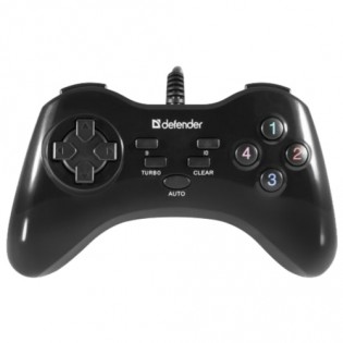 Геймпад Defender Game Master G2 для PC, USB, чёрный 2162
