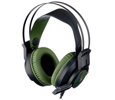 Наушники с микрофоном A4 Tech Bloody J450 черный/зеленый 1.8м мониторные оголовье (J450) 2330
