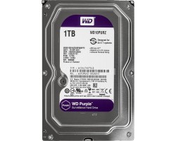 Жесткий диск HDD 3.5  SATA-III WD 1Tb Purple WD10PURZ 5400pm 64mb 2506