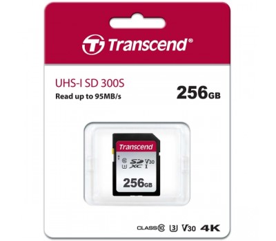 Флеш карта SDXC TRANSCEND 256Gb Class10 TS256GSDC300S 2710
