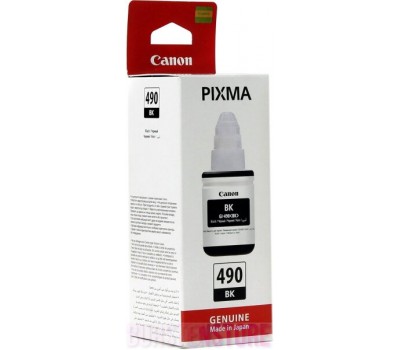 Чернила Canon GI-490 Pixma G3400/G2400/G1400/G4400, 135мл, Black Оригинал 2778