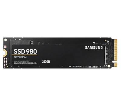 Твердотельный накопитель SSD M.2 SAMSUNG 250Gb 980, MZ-V8V250BW (2280) PCIe 3.0 x4, NVMe 1.4, R2900/W1300, IOPs 230 000/320 000 2973
