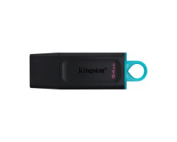 Флеш Диск USB 3.1 KINGSTON 64Gb DataTraveler Exodia DTX/64GB черный/голубой 3002