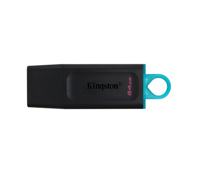 Флеш Диск USB 3.0 KINGSTON 64Gb DataTraveler Exodia DTX/64GB черный/голубой 3002