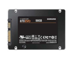 Твердотельный накопитель SSD 2.5  SATA III SAMSUNG 500GB 870 EVO / MZ-77E500BW / V-NAND 3-bit MLC MGX, 6Gb/s, R560/W530 3014