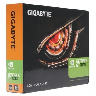 Видеокарта PCI-E 2Gb GIGABYTE GT1030 GV-N1030D4-2GL 64b GDDR4 OEM 3341