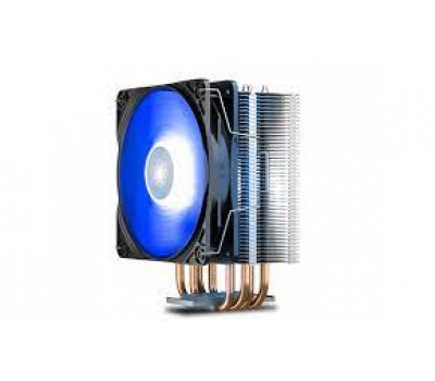 Кулер для процессора Deepcool GAMMAXX 400 V2 BLUE BASIC Socket all AMD/Intel TDP 180Вт, PWM, Blue Led Fan 120mm, 4 тепл. трубки прямого контакта 3440