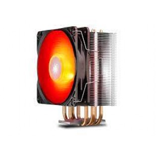 Кулер для процессора Deepcool GAMMAXX 400 V2 RED BASIC Socket all AMD/Intel TDP 180Вт, PWM, Red Led Fan 120mm, 4 тепл. трубки прямого контакта 3441