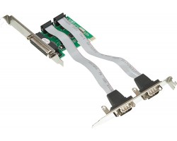 Контроллер PCI-E ASIA WCH 2S1P 1xLPT+2xCOM Ret 347