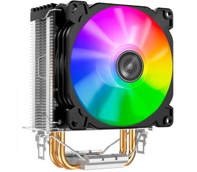 Кулер для процессора JONSBO CR-1200 LGA1366/115X/775/AM4/AM3/3+/AM2/+/FM2/+/FM1 TDP 95W, 92mm Dynamic Multi-Color LED Fan, 2 тепловые трубки, 3-pin 3481