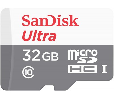 Флеш карта microSDHC SANDISK 32Gb Class10 SDSQUNR-032G-GN3MN Ultra w/o adapter 3547