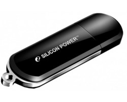 Флеш Диск USB 2.0 Silicon Power 64Gb LuxMini 322 SP064GBUF2322V1K черный 3549