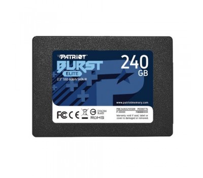 Твердотельный накопитель SSD 2.5  SATA III PATRIOT 240GB PBE240GS25SSDR Burst Elite 3687