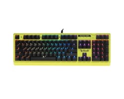 Игровая клавиатура A4 Tech Bloody B810RC Punk механическая желтый/черный USB for gamer LED 3731