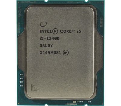 Процессор Socket 1700 INTEL Core i5-12400 2.5/4.4GHz, 18MB, 65/117W, UHD Graphics 730 trey 3781
