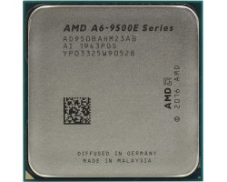 Процессор A6 Socket AM4 AMD A6-9500E 2C/2T, 3/3.4GHz, 1MB, 35W, Radeon R5  AD9500AHM23AB trey 3851