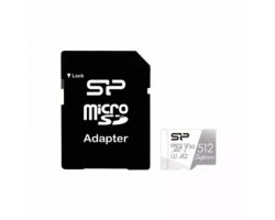 Флеш карта microSDXC Silicon Power 512Gb SP512GBSTXDA2V20SP Superior + adapter 3859
