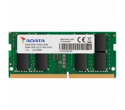 Модуль памяти для ноутбука DDR4 A-DATA 8Gb 3200Mhz AD4S32008G22-SGN 260-pin 1.2В single rank 3910