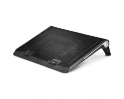 Подставка для ноутбука Deepcool N180 FS до 17 , вентилятор 180мм,  Metal Mesh Panel+Plastic base, сквозной USB 3945