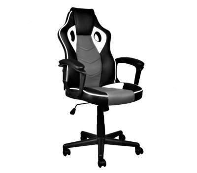 Игровое кресло RAIDMAX DK240WT черно-белое 3973