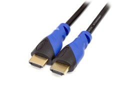 Кабель DeTech HDMI-HDMI 7.5 метра черно-синий 4002