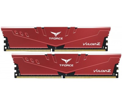 Модуль памяти для компьютера DDR4 TEAMGROUP 16GB T-Force Vulcan Z 3200MHz CL16 (16-18-18-38) 1.35V / TLZRD416G3200HC16CDC01 / Red kit 2*8 4026