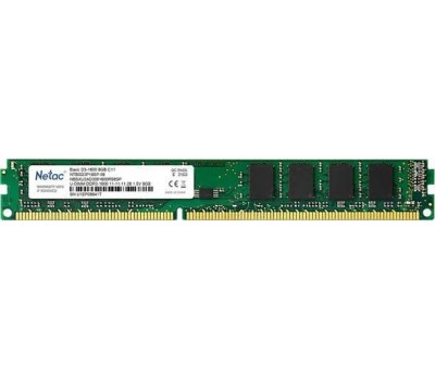 Модуль памяти для компьютера DDR3 NETAC 8Gb NTBSD3P16SP-08 1600MHz CL11 1.5V 4036