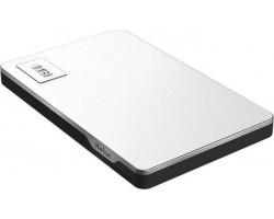 Внешний жесткий диск HDD 2.5   USB 3.0 NETAC 2Tb NT05K338N-002T-30SL K338, micro USB 3.0, серебристый + серый,  корпус пластик + алюминий 4046
