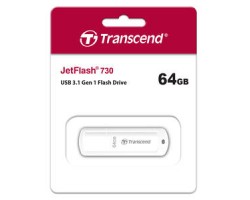 Флеш Диск USB 3.0 TRANSCEND 64 GB Jetflash 730 TS64GJF730 белый 4167