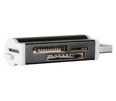 Картридер USB 2.0 BURO BU-CR-3101 черный 4174