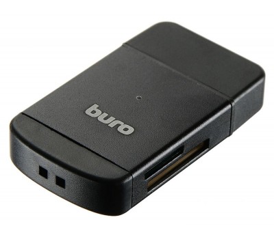 Картридер USB 2.0 BURO BU-CR-3103 черный 4175