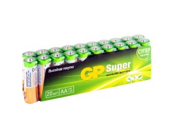 Батарейка GP Super Alkaline 15A LR6 AA 20шт) GP 15A-B20 4184