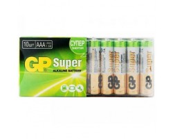 Батарейка GP Super Alkaline 24A LR03 AAA (10шт) 24A-B10 4186