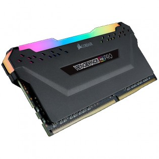 Модуль памяти для компьютера DDR4 Corsair 16Gb Vengeance RGB Pro 3200MHz CL16 (16-20-20-38) 1.35V / CM4X16GC3200C16W2E / Black 4282
