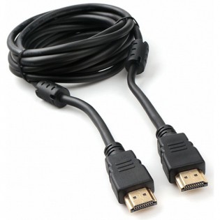 Кабель HDMI 10м, v1.4 , 19M/19M черный, позол.разъемы, экран, пакет (CC-HDMI4-10M) Cablexpert 4289