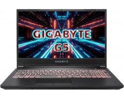 Ноутбук 15.6 GIGABYTE G5 IPS, Intel  Core i5  11400H 2.7ГГц, 16ГБ, 512ГБ SSD,  NVIDIA GeForce  RTX 3050 для ноутбуков - 4096 Мб, Free DOS, GD-51RU123SD,  черный 4326