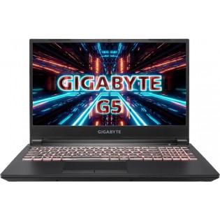 Ноутбук 15.6 GIGABYTE G5 IPS, Intel  Core i5  11400H 2.7ГГц, 16ГБ, 512ГБ SSD,  NVIDIA GeForce  RTX 3050 для ноутбуков - 4096 Мб, Free DOS, GD-51RU123SD,  черный 4326