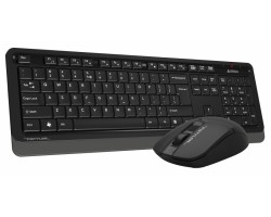 Беспроводный набор клавиатура+мышь A4 Tech Fstyler FG1012 клав:черный/серый мышь:черный USB 4360
