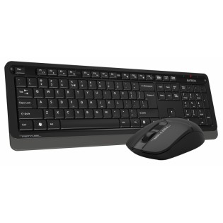 Беспроводный набор клавиатура+мышь A4 Tech Fstyler FG1012 клав:черный/серый мышь:черный USB 4360