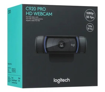 Веб-камера LOGITECH HD Pro Webcam C920 1920x1080 Mic USB 4411