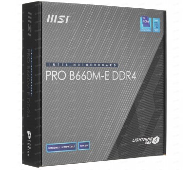 Материнская плата MB Socket 1700 MSI B660M-E PRO DDR4 4506