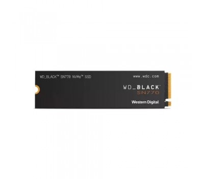 Твердотельный накопитель SSD M.2 WD Black 500Gb SN770 NVMe WDS500G3X0E M.2 (22x80mm), NVMe, PCIe 4.0 x4, 3D TLC, R/W 5000/4000MB/s 4522