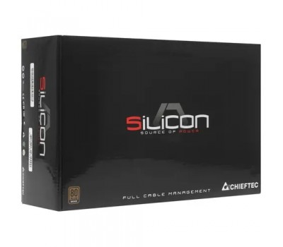 Блок питания 650 Вт Chieftec Silicon SLC-650C ATX 2.3, 80 PLUS BRONZE, Active PFC, 140mm fan, Full Cable Management 4599